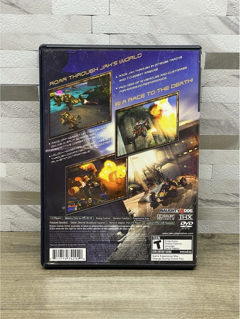 Jak X Combat Racing PS2 PlayStation 2 Complete CIB Very Good Condition Clean